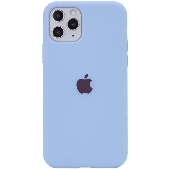 Чохол Silicone Case Full Protective (AA) для Apple iPhone 11 Pro Max (6.5") Блакитний/Lilac Blue