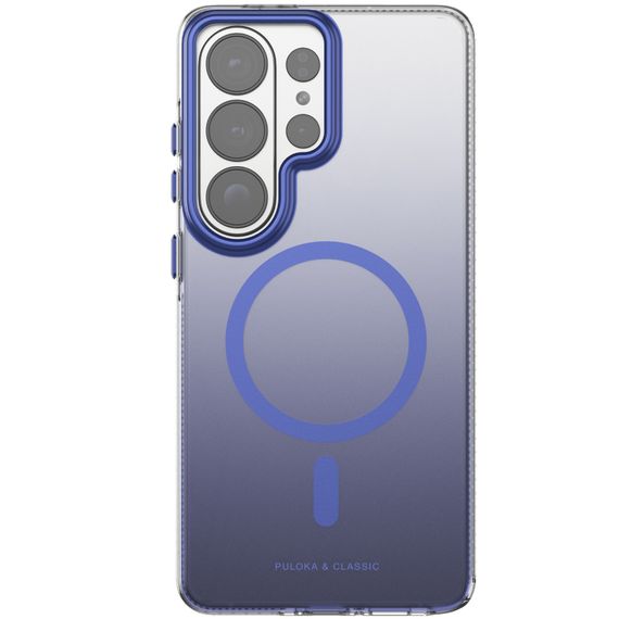Чохол TPU+PC Puloka Resplendent with Magnetic Fit для Samsung Galaxy S25 Ultra Blue | Зображення 2