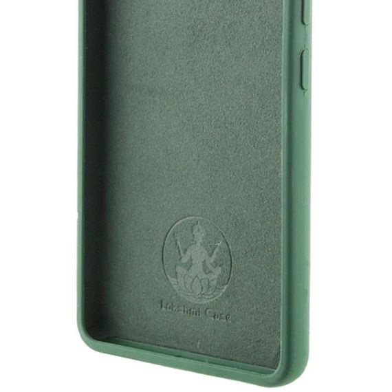 Чехол Silicone Cover Lakshmi Full Camera (AA) with logo для Xiaomi Poco X7 Pro Зеленый / Dark green | Зображення 1