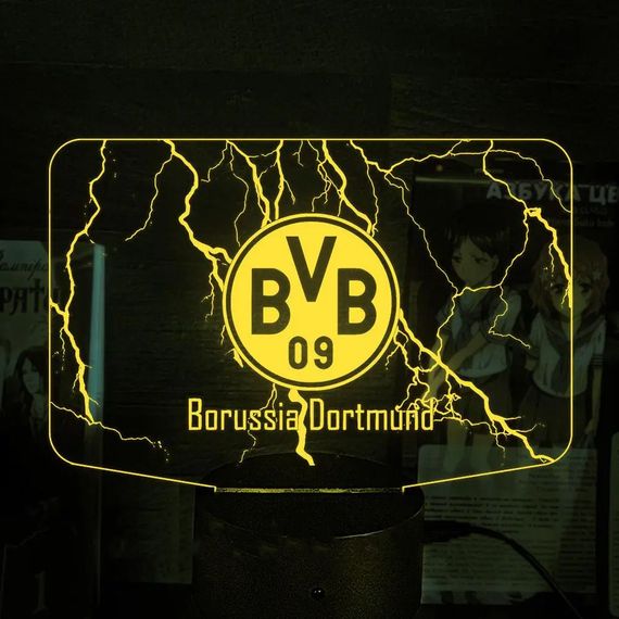 Акриловый светильник-ночник Borussia желтый tty-n002273