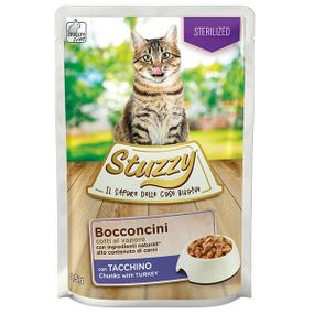 Stuzzy Cat Sterilized Turkey штузи стерилайзид индейка в соусе консервы для стерилизованных котов 85г