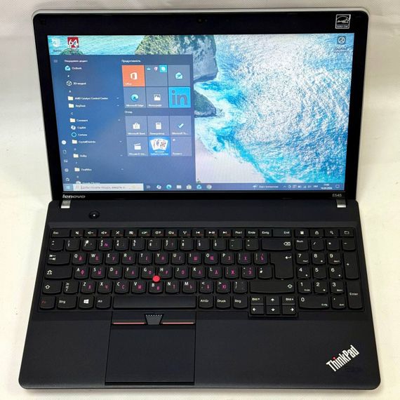 Ноутбук Lenovo ThinkPad Edge E545 / 15.6" (1366x768) TN / AMD A8-4500M (4 ядра по 1.9 - 2.8 GHz) / 8 GB DDR3 / 128 GB SSD / AMD Radeon HD 7640G Graphics / WebCam / Windows 10 Pro б/у | Зображення 1