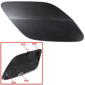 Volkswagen Golf PLUS (09-14) правая крышка заглушка омывателя фар черная БЕЗ МЕСТА ПОД ФОРСУНКУ