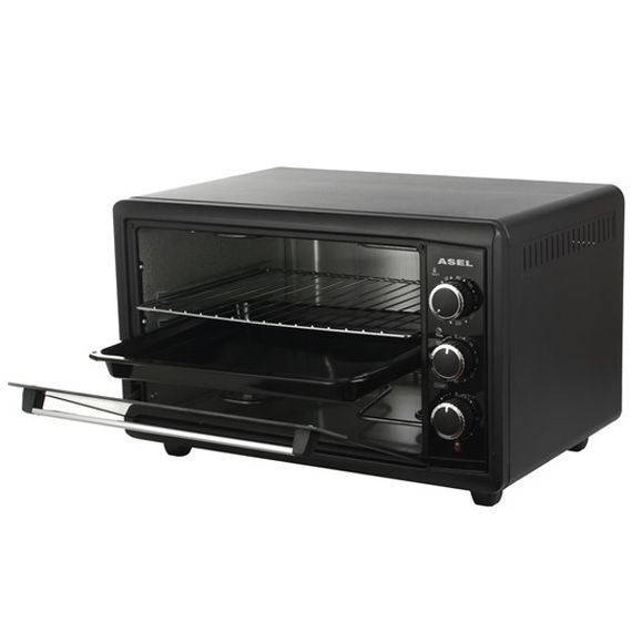 Електродуховка настільна з грилем Asel АF50-33 50 л 1500 Вт, Побутова електродуховка YL-42 | Зображення 1