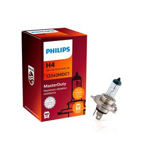 Галогеновая лампа PHILIPS 13342MDC1 H4 75/70W 24V P43t MasterDuty