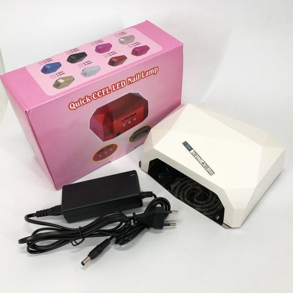 Сушарка для нігтів UV LAMP CCF+LED, Сушарка для нігтів, Портативна сушарка для нігтів. Колір: білий | Зображення 3