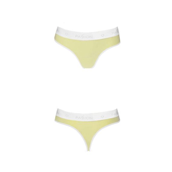Спортивні трусики-стрінги Passion PS007 PANTIES yellow, size L | Зображення 3