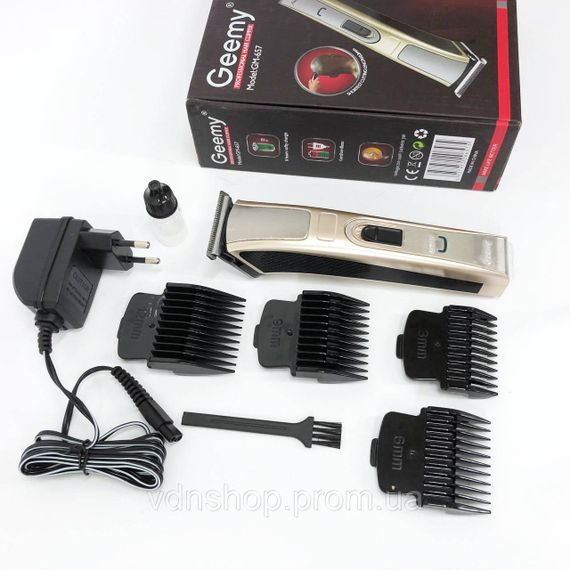 Домашня машинка акумуляторна для стрижки волосся, Тример для стрижки акумуляторний професійний HJ-91 | Зображення 5
