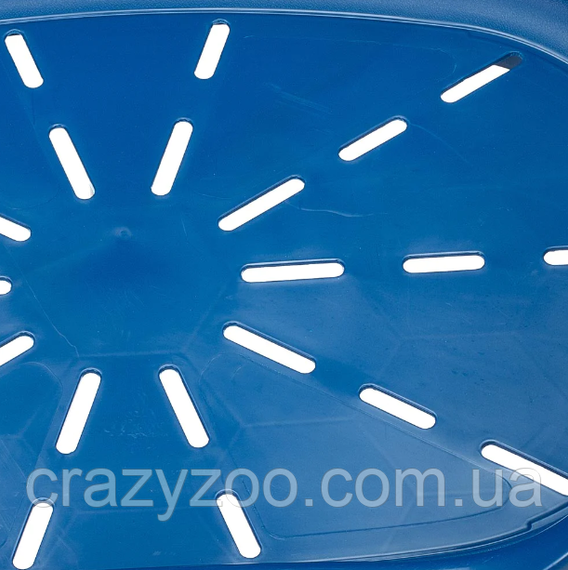 Пластиковый лежак для собак и котов Ferplast Siesta Deluxe 10 синий 93.5х68х28.5 см 70210914 | Зображення 3