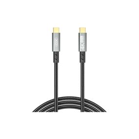 Дата кабель USB-C to USB-C 1.0m 100W PD black XO (GB020-CC.tranish)