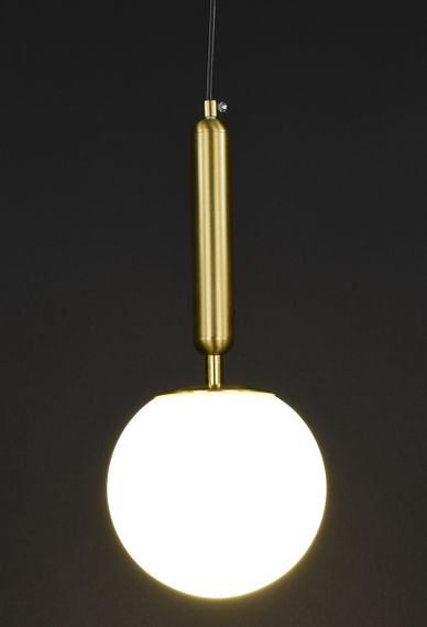 Люстра підвісна на 1 лампочку 27778 Латунь 40-180х15х15 см. | Зображення 2