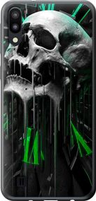 Чехол на Samsung Galaxy M10 Череп-часы "4100u-1661-17620"
