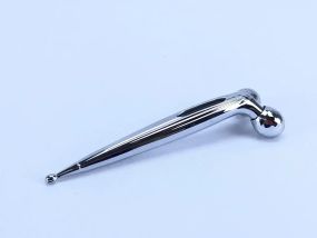 Роликовий ручний масажер для обличчя з 3D кульками LBJ-116B 3D Massager Сріблястий