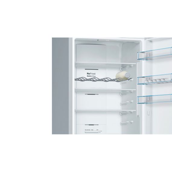 Холодильник з нижньою морозильною камерою BOSCH KGN39VL316, нержавіюча сталь (KGN39VL316) | Зображення 3
