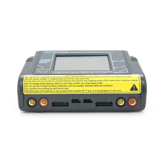 Зарядний пристрій HTRC T240 Duo AC150/DC240Вт, тип АКБ LiPo, LiHv, Li-ion, NiMh, LiFe, Pb, 3.2" Touch screen, 145x105x64mm | Зображення 1