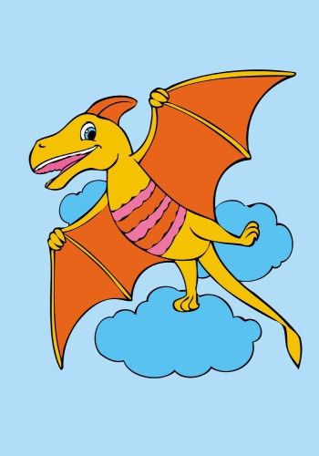 Детская раскраска "Посмотри и раскрась: Динозаврики"  628005 | Зображення 1