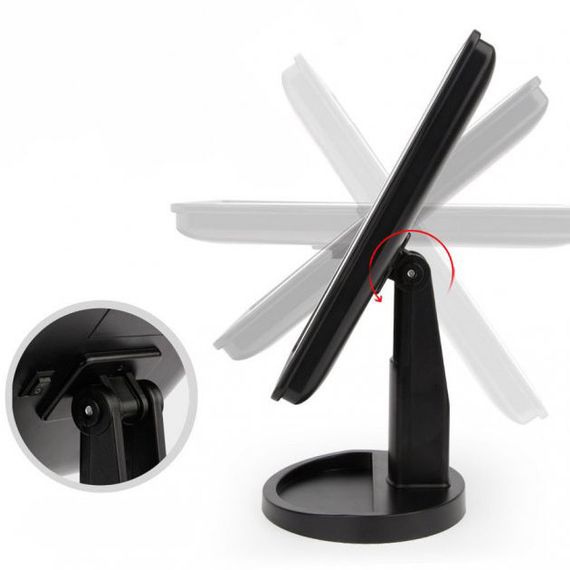 Косметическое зеркало с увеличением, Зеркало для визажа с подсветкой для грима LA-11