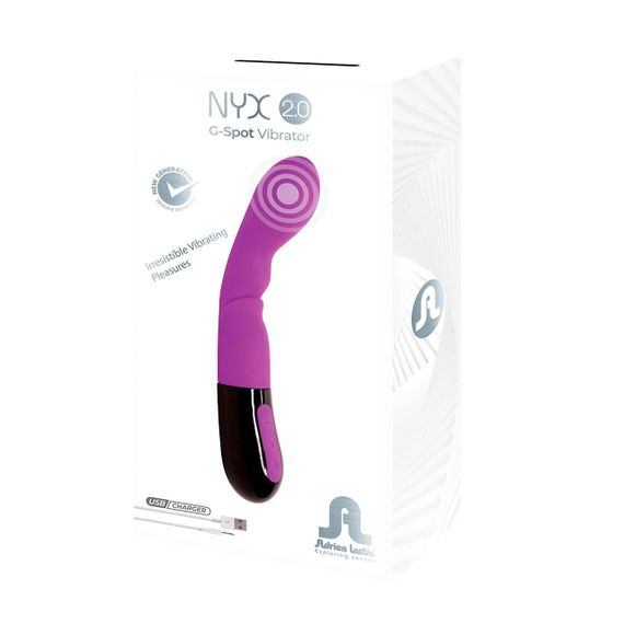 Вібратор Adrien Lastic Nyx 2.0 стимуляція точки G і входу в піхву, що перезаряджається Sex Aura | Зображення 5