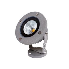 Серый светильник садовый AS-15 10W WW IP65 GY