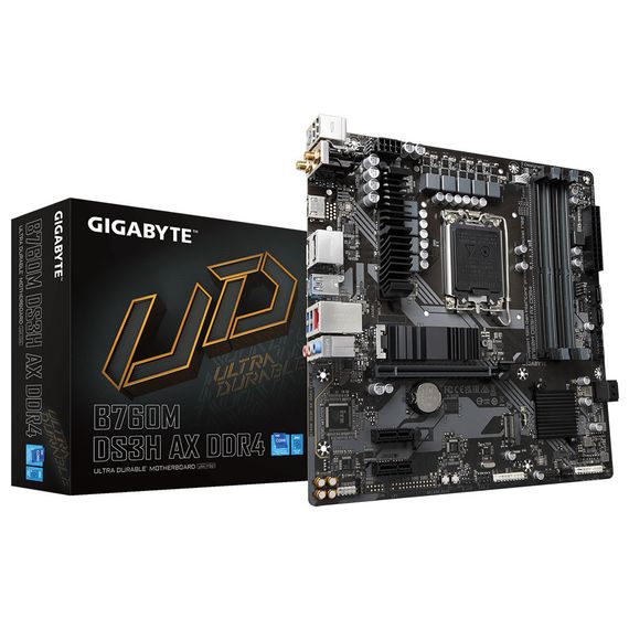 Материнская плата GIGABYTE B760M DS3H AX DDR4 | Зображення 1
