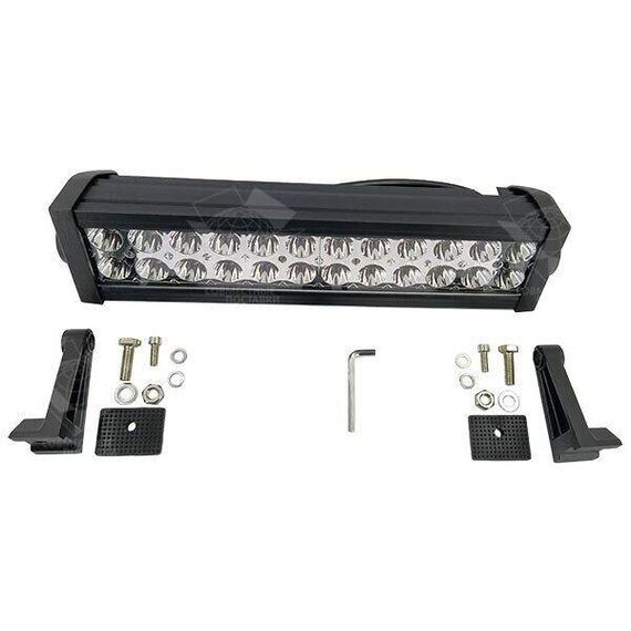 LED фара 72W 24x3W балка широкий промінь 4800 LM 10-30V | Зображення 2