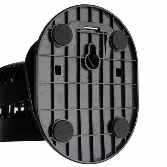 Бездротовий вентилятор RUHHY 25567 з прищіпкою та USB-C 1200 мА·год чорний | Зображення 2