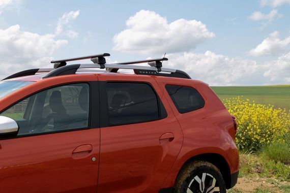 Багажник (поперечини) на звичайні рейлінги під ключ Wizard V1 (2 шт) 115 см, Чорний для Volkswagen T5 2010-2015 рр | Зображення 6