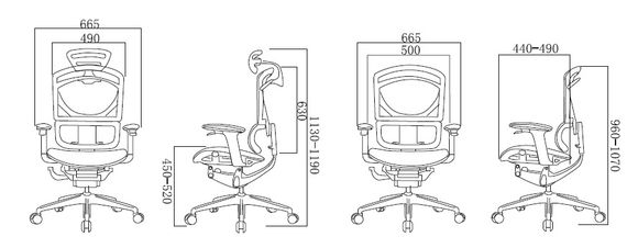 Кресло офисное GT Chair I-SEE X Gray | Зображення 8