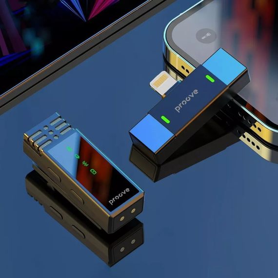Бездротовий петличний мікрофон Proove Record для iphone Lightning | Зображення 4
