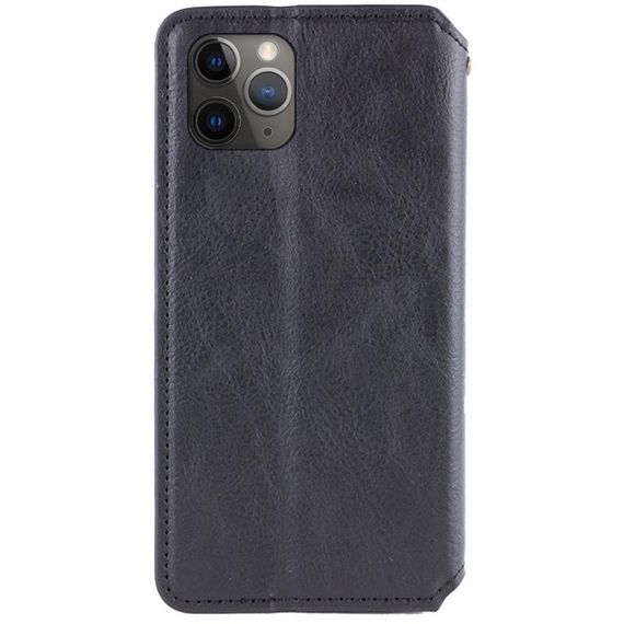 Кожаный чехол-книжка GETMAN Cubic (PU) для Apple iPhone 12 Pro Max (6.7") Черный | Зображення 2