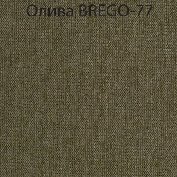 Крутий стілець на чорній хрестовині з колесами, з регулюванням висоти Fred BK Modern Office текстиль оливковий BREGO-77 | Зображення 2