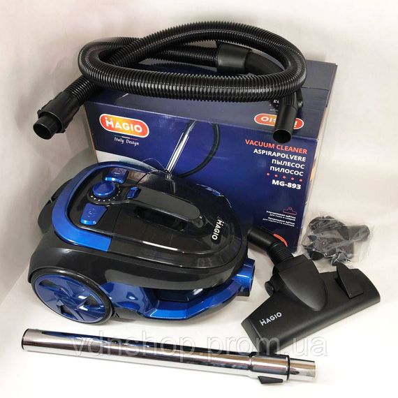 Колбовый пылесос безмешковый циклонного типа Magio MG-892 900 Вт, Пылесос с фильтрацией CP-15 | Зображення 5