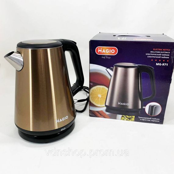 Якісний електрочайник для кухні, Чайник для кави електронний чайник Надійний електричний QK-15 | Зображення 7