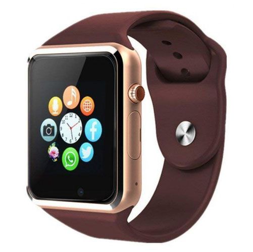 Смарт-часы Smart Watch A1 умные электронные со слотом под sim-карту + карту памяти micro-sd. WB-307 Цвет: золотой | Зображення 6