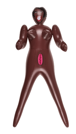Надувна міні лялька Mini Blow Up Doll Mini Brunette, 66 см Sex Aura | Зображення 4