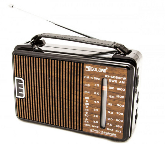 Радіоприймач Golon RX-608ACW AM/FM/TV/SW1-2 5-хвилиновий | Зображення 2