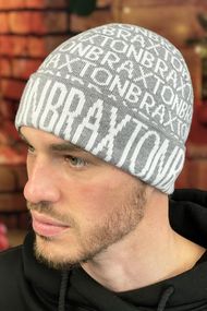 Мужская  шапка «Braxton» (5160) маренго + белый