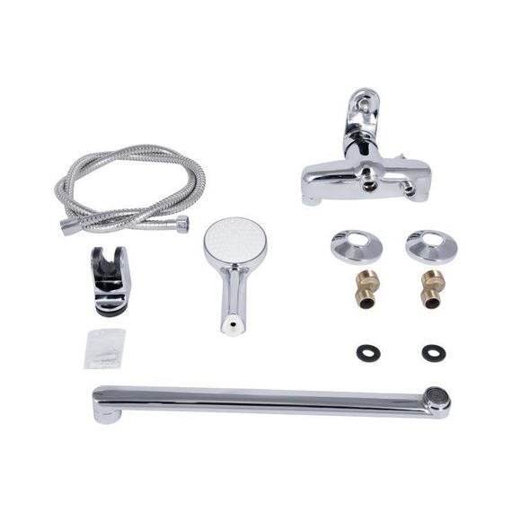 Смеситель для ванны Lidz Tani 0051 с поворотным изливом (c душевым гарнитуром) (k40) LDTAN0051CRM44961 Chrome | Зображення 7