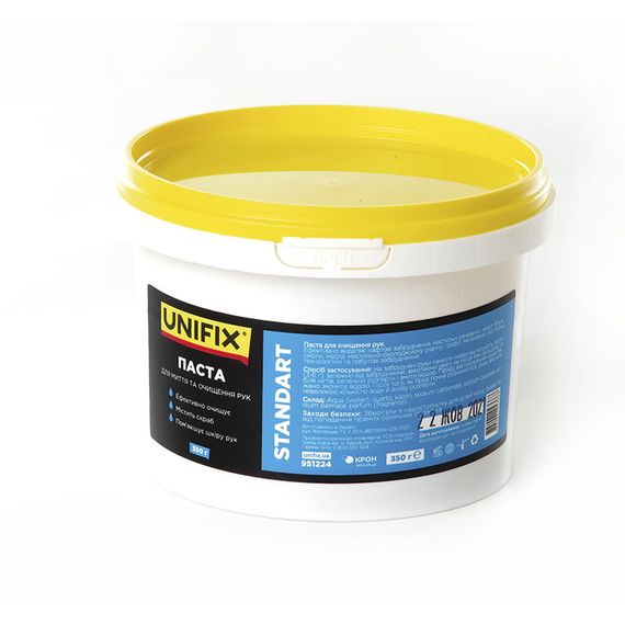 Паста для очищення рук Standart 0,35 кг (ведерко) UNIFIX 951224