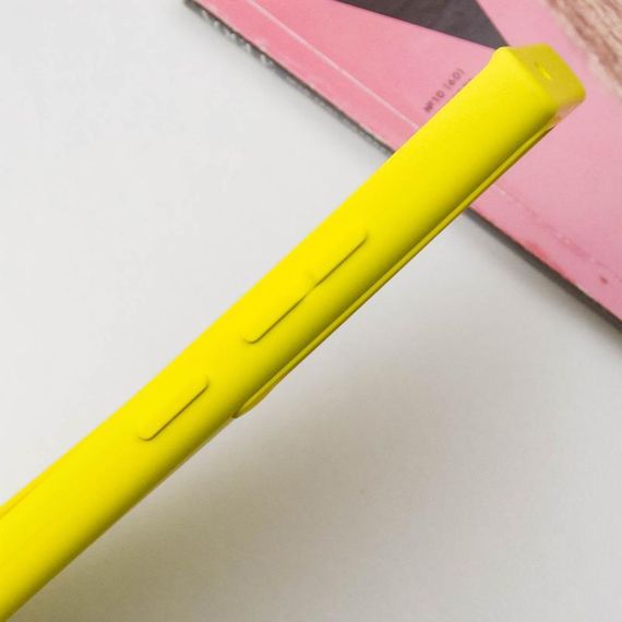 Чохол TPU GETMAN Liquid Silk Full Camera для Samsung Galaxy S24 Ultra Жовтий / Flash | Зображення 6