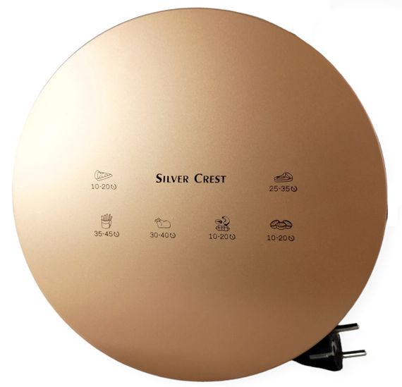 Аэрогриль фритюрница мультипечка на 6 литров 2400 W Silver Crest S-18 сенсорная | Зображення 6