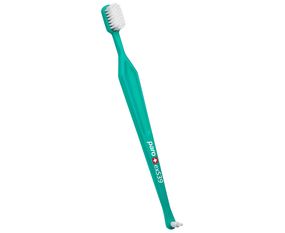Зубна щітка ультрам’яка paro® toothbrush exS39 з монопучковою насадкою в поліетиленовій упаковці, зелена