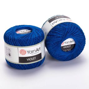 Пряжа YarnArt Violet номер кольору 4915 бавовна пряжа ярнарт віолет
