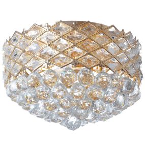 Люстра потолочная хрустальная с подсветкой LED E14 60W G (BCL-347S/3)