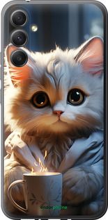 Чохол на Samsung Galaxy A34 A346E Білий кіт "5646u-2936-2448"