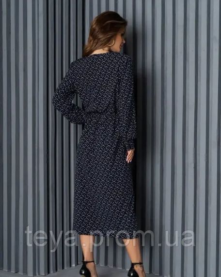 Плаття для жінок колір темно-синій розмір XL FI_008463 | Зображення 2