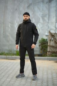 Костюм чоловічий "Reef" чорний з шевроном