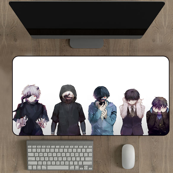 Ігрова поверхня для мишки з Аніме принтом "Токійський гуль / Tokyo ghoul" 800*300*3 мм 0210