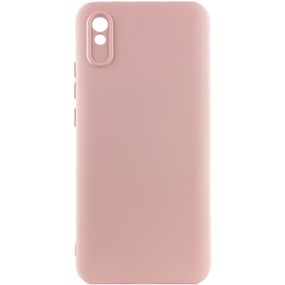 Чехол Silicone Cover Lakshmi Full Camera (A) для Xiaomi Redmi 9A Full camera, Рожевий/Pink Sand