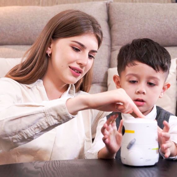 Розумний робот з навчальними картками AT-ROBOT 2 AT002-01-UKR сенсорне керування | Зображення 4